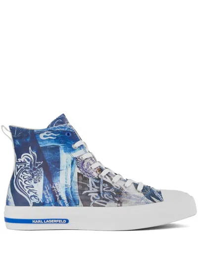 Karl Lagerfeld Jeans X Atelier Reservé Vulc Sneakers In Blue