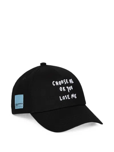 Karl Lagerfeld Jeans X Pietro Terzini Cap In Black