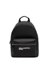 Karl Lagerfeld Jeans Zip Backpack In Black