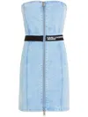 Karl Lagerfeld Jeans Jeanskleid Aus Bio-baumwolle In Blue