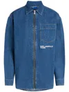 Karl Lagerfeld Jeans Jeansjacke Mit Reissverschluss In Blau