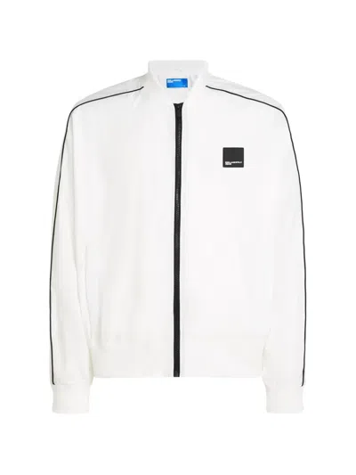 Karl Lagerfeld Jeans Zip-up Sweatshirt In White