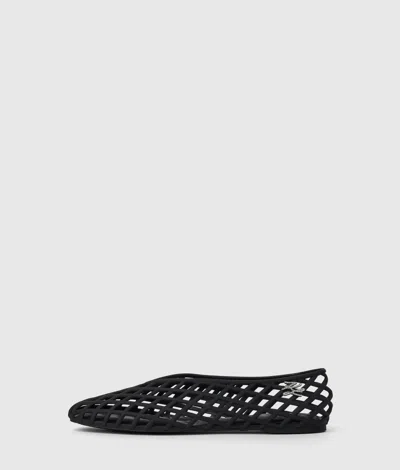 Karl Lagerfeld Jelly Ballet Pumps In Black