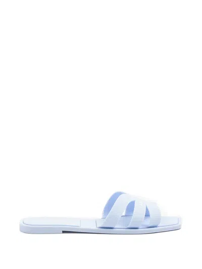 Karl Lagerfeld Jelly Iv Logo-detail Slides In Blue
