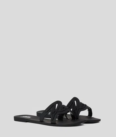 Karl Lagerfeld Jelly Signature Slide