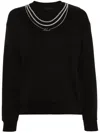 Karl Lagerfeld Logo-plaque Sweatshirt In Multicolor