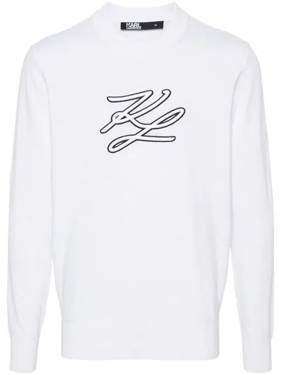 Karl Lagerfeld Jerseys & Knitwear In White