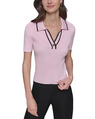 Karl Lagerfeld Johnny Collar Sweater In Parfait