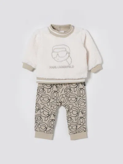Karl Lagerfeld Babies' Jumpsuit  Kids Kids Color Beige In Neutral