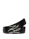 Karl Lagerfeld K Autograph Reversible Belt