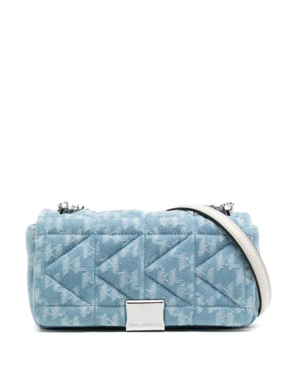 Karl Lagerfeld K Kuilt Schultertasche In Blau