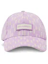 Karl Lagerfeld K Monogram Cap In Purple