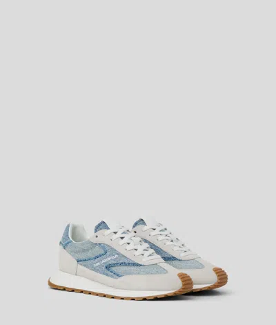 Karl Lagerfeld Kairo Lo Lace Mix Sneakers In White