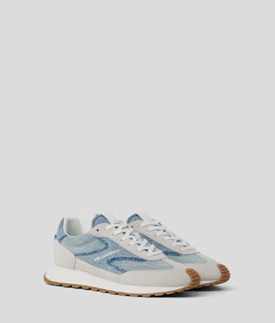 Karl Lagerfeld Kairo Lo Lace Mix Sneakers In White