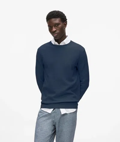 Karl Lagerfeld Kameo Crewneck Sweater In Blue