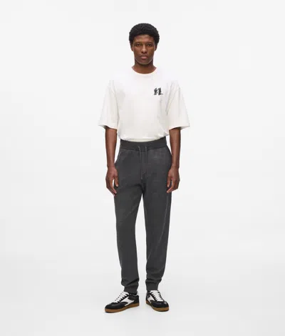 Karl Lagerfeld Kameo Knit Sweatpants In Gray