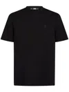 KARL LAGERFELD KAMEO LOGO-EMBROIDERED T-SHIRT