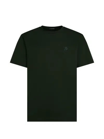 Karl Lagerfeld Kameo Logo T-shirt In Green