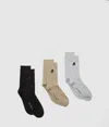 Karl Lagerfeld Kameo Socks – 3-pack In Multi
