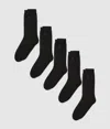 Karl Lagerfeld Kameo Socks – 5 Pack In Black