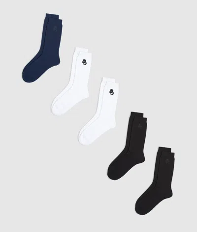 Karl Lagerfeld Kameo Socks – 5 Pack In Multi