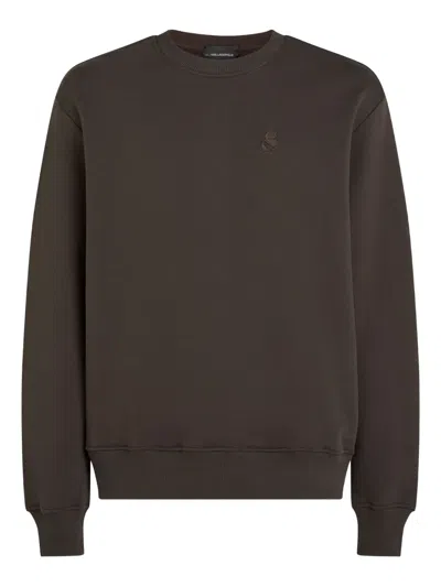 Karl Lagerfeld Kameo Sweatshirt In Brown