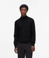 Karl Lagerfeld Kameo Turtleneck Sweater In Black