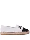 Karl Lagerfeld Kamini Duo Espadrilles In White