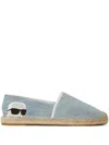 Karl Lagerfeld Kamini Espadrilles In Blue