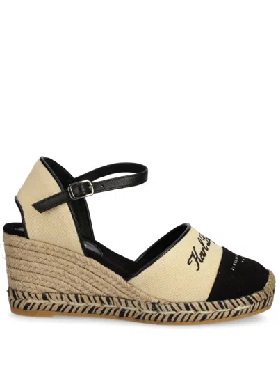 Karl Lagerfeld Kamini Espadrilles In Neutrals