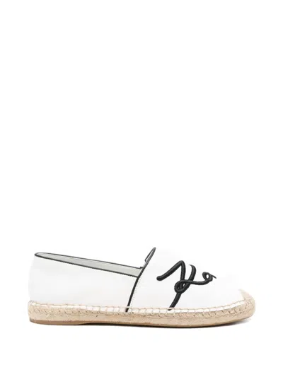 Karl Lagerfeld Kamini Espadrilles In White