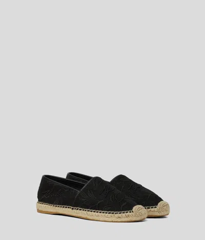 Karl Lagerfeld Kamini Karl Signature Orchid Espadrilles