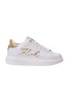 Karl Lagerfeld Kapri Karl Ikonic Low-top Sneakers In White