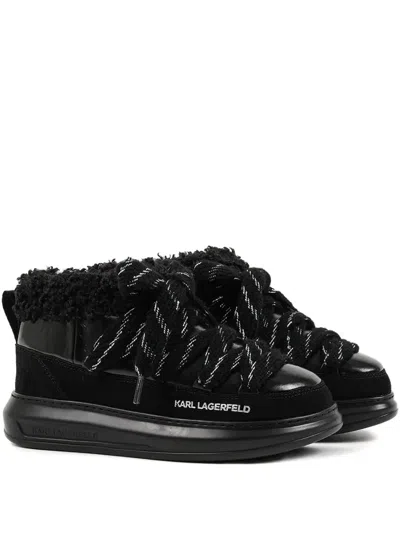 Karl Lagerfeld Kapri Kosi Ankle Boots In Blue