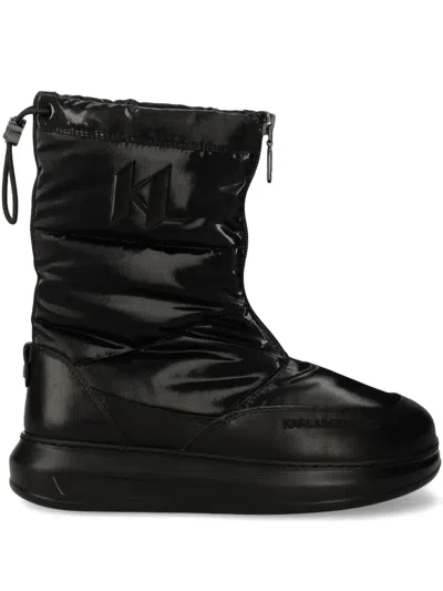 Karl Lagerfeld Kapri Kosi Snow Boots In Black
