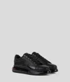 Karl Lagerfeld Kapri Kushion Signia Shine Sneakers In Black