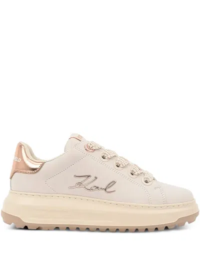 Karl Lagerfeld Kapri Lug Sneakers In Neutral