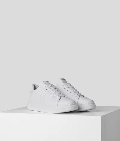 Karl Lagerfeld Kapri Mens Monogram Sneakers In White