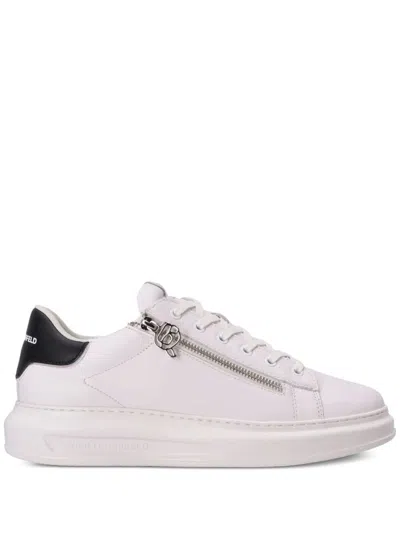 Karl Lagerfeld Kapri Nft Two-tone Sneakers In White