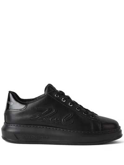 Karl Lagerfeld Kapri Signia Low-top Sneakers In Black
