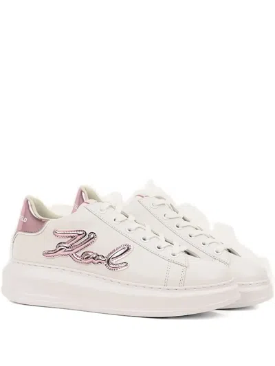 Karl Lagerfeld Kapri Signia Low-top Sneakers In White