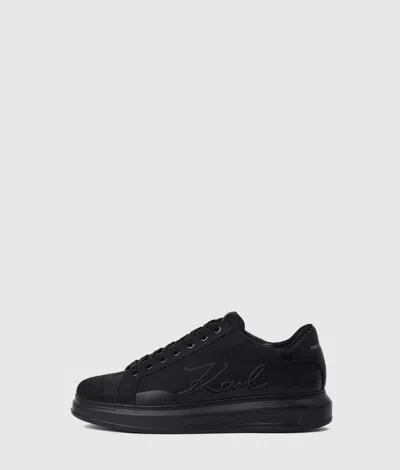 Karl Lagerfeld Kapri Signia Shine Sneakers In Black