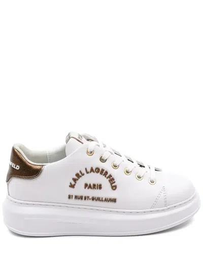 Karl Lagerfeld Kapri Trainers In White