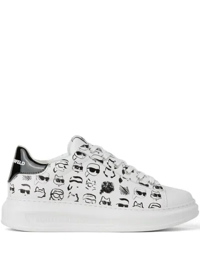 Karl Lagerfeld Kapri Twin Nft Sneakers In White