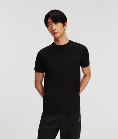 Karl Lagerfeld Karl Autograph T-shirt In Black