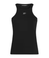 Karl Lagerfeld Karl Autograph Tank Top In Black