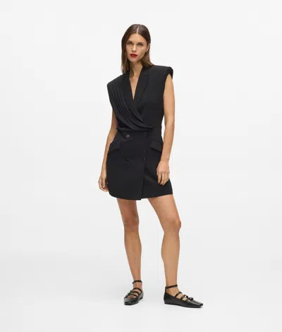 Karl Lagerfeld Karl Dna Blazer Dress In Black