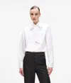 Karl Lagerfeld Karl Dna Bow Detail Shirt In White