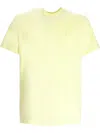 Karl Lagerfeld Karl-embroidered T-shirt In Yellow