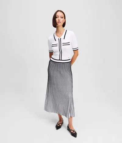 Karl Lagerfeld Karl Essential Pleated Knit Dress